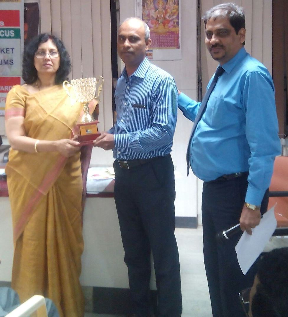 Champions Trophy 2016 Felicitated by Sr Divisonal Manager